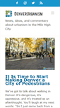 Mobile Screenshot of denverurbanism.com