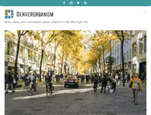 Tablet Screenshot of denverurbanism.com